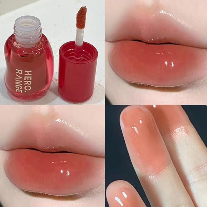 Petansy 3D Voluming Gloss 6 Colors Glasting Color Gloss Plumping, Glossy, Moisturizng, Natural Color, Long-lasting Liquid Lipstick