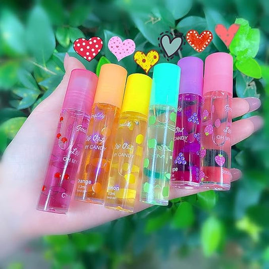 Moisturizing Lip Oil 6 Pcs Roll-on Lip Oil Moisturizing