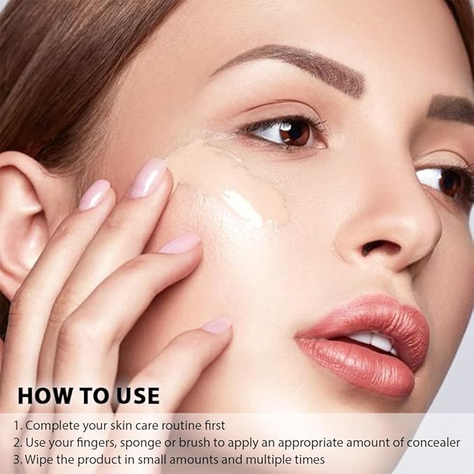 Kaely under Eye Concealer Full Coverage,Waterproof Concealer for