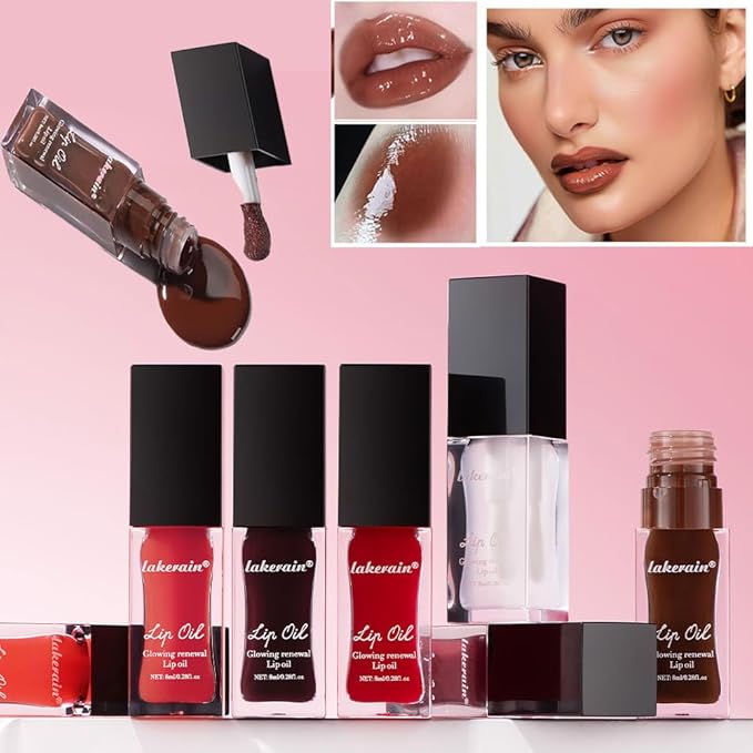 AKARY Glowing Renewal Lip Oil Nourishing Tinted Lip Glowing