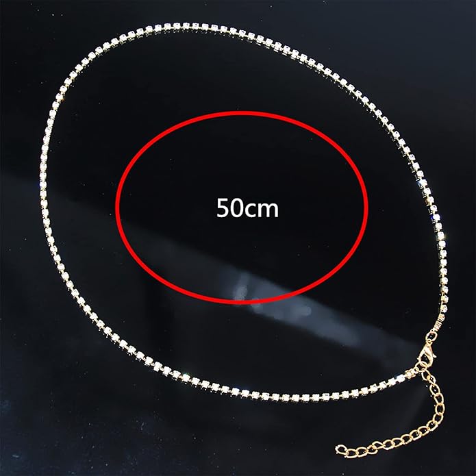 Boho Crystal Thigh Chain Gold Body Chain Leg