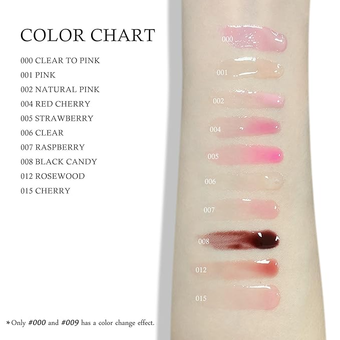 KYDA Hydrating Lip Glow Oil, Color Changing Tint, Lip