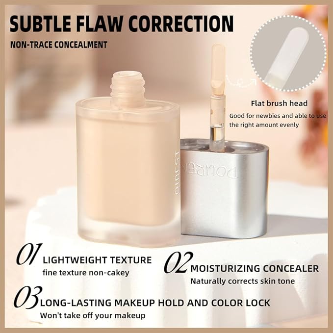 AKARY Moisturizing Precision Concealer, Lightweight & Breathable Cover-up