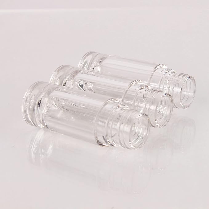 COSIDEA 14pcs Empty 6ml big doe foot wand Chunky lip gloss tubes for DIY lipgloss,Pink round lipgloss containers tubes with thick wand (Black)