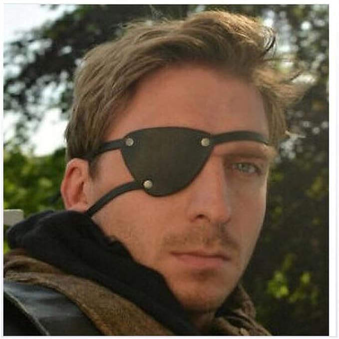 Retro single eye patch -