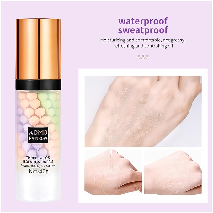 Face Primer for Makeup 3 Colors Isolation Cream