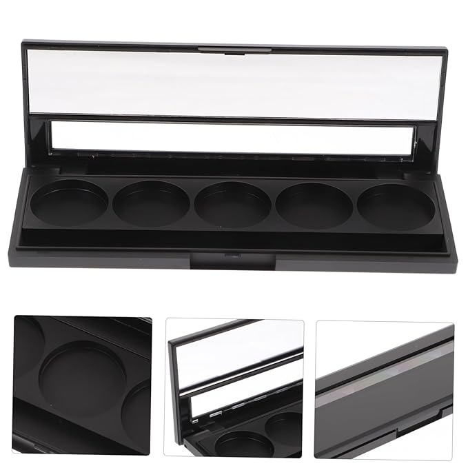 2Pcs 5 makeup pallet eyeshadow pans magnetic empty