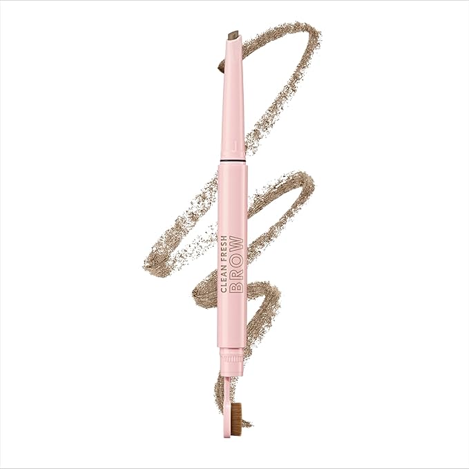 Covergirl Clean Fresh Brow Filler Pomade, 200 Blonde, Eyebrow Pencil, Ultra-Precise Tip, Creamy Formula, Highly Pigmented, Soft Matte Finish, Vegan Formula, 0.007oz