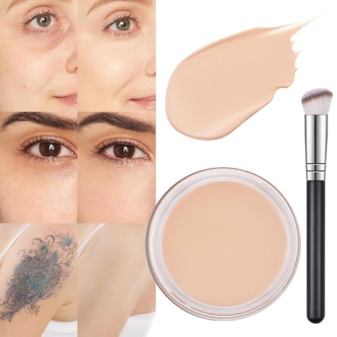 Kaely Pot Concealer Full Coverage Set,under Eye Brightener ojeras 02