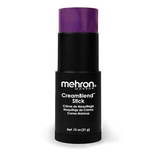 Mehron Makeup CreamBlend Stick - Body Paint (.) (.) (PURPLE) 75 oz