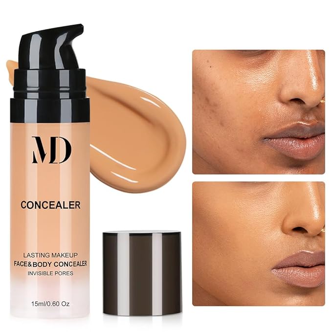 Liquid Primer Set Matte Liquid Full Coverage Oil Makeup Sponge…