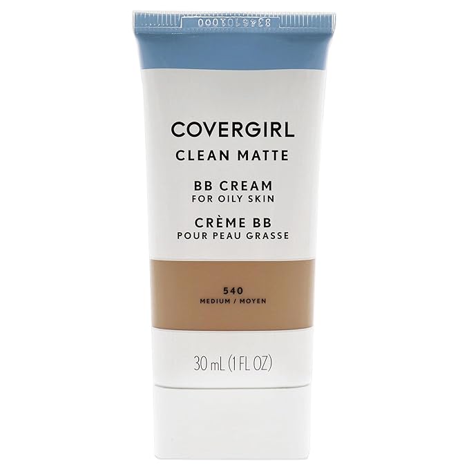 COVERGIRL Clean Matte BB Cream For Light & Oil-Free, 2-Pack