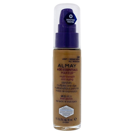 Almay Age Essentials Makeup, Light/Medium Warm