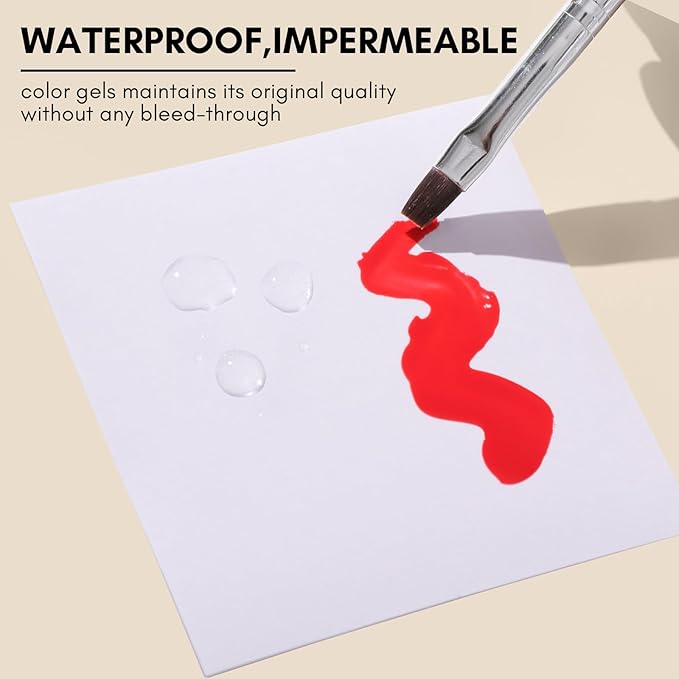 Makartt Gel Nail Polish Palette Paper, Disposable Nail