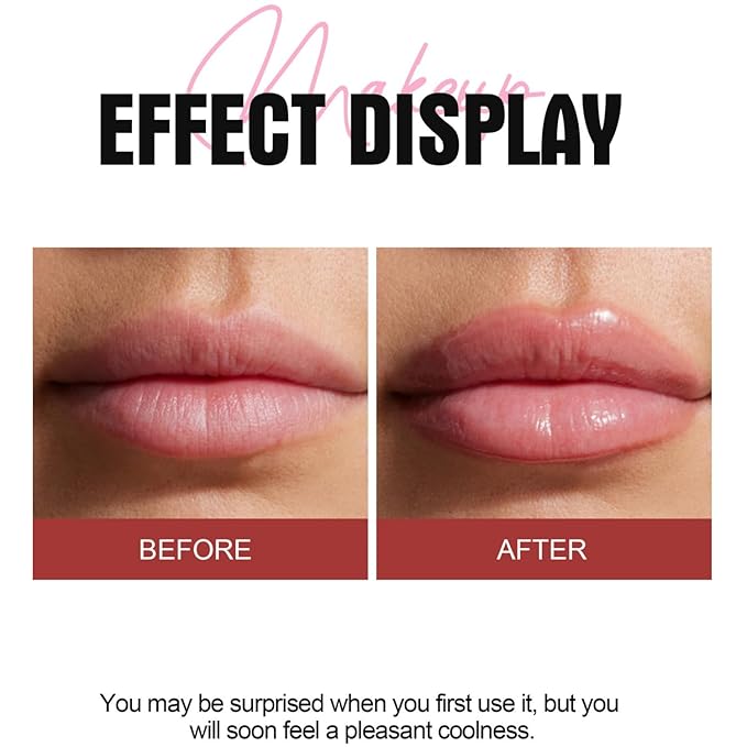 Lip Plumping Booster, Spicy Lip Lipstick, Lifter Gloss, Hydrating, Volumizes High-Shine Lip Plumping Lip Glass Mirror Lip Makeup Lip Glaze Plump & Pout Lip Plumper for Women Girls (05)