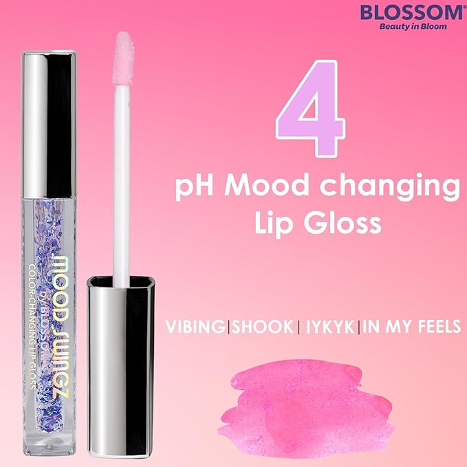 Blossom Moisturizing Color Changing Mood Swingz Shimmering Glitter Moisturizing