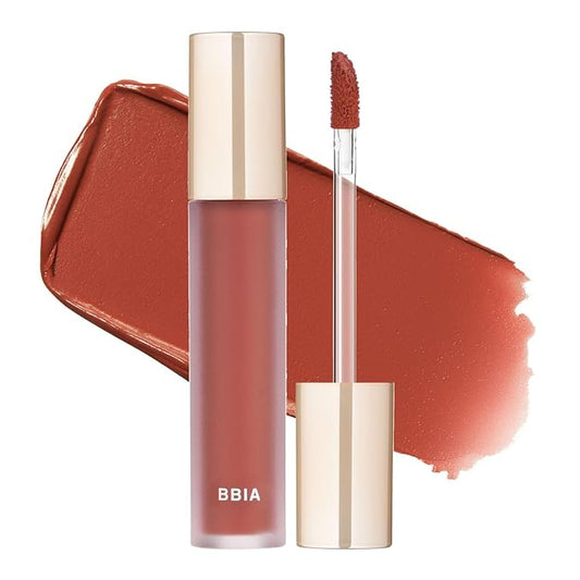 BBIA Last Velvet Tint - Soft & Creamy Matte Finish Lip Stain, Blur Effect with Velvety Texture, Long-Lasting, High Pigment, Lightweight, Non-Drying, Vegan, Korean Lip Makeup (V12 SWEET BOSS)