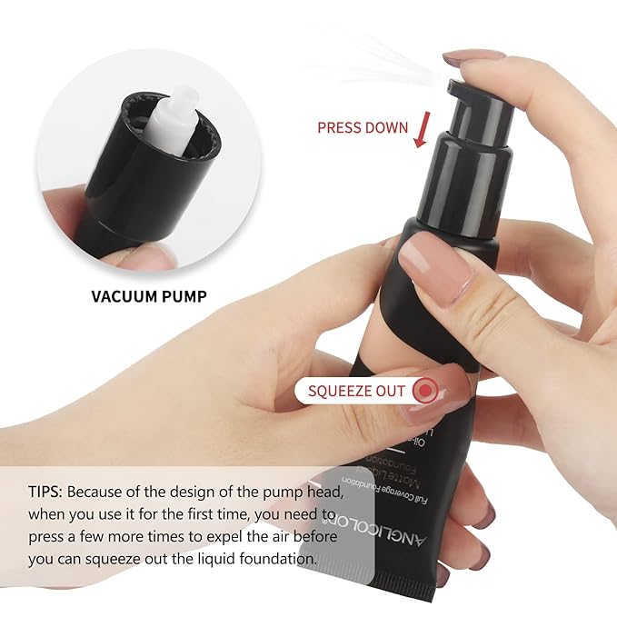 Matte Oil Control Concealer Foundation Flawless Soft Long (#101 Porcelain)