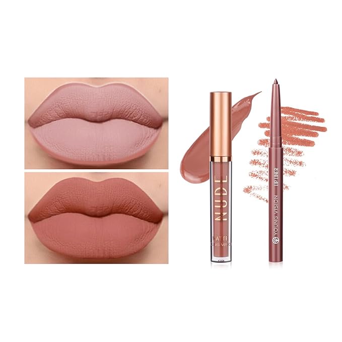 YOUNG VISION Liquid Lipstick & Lip liner Combo