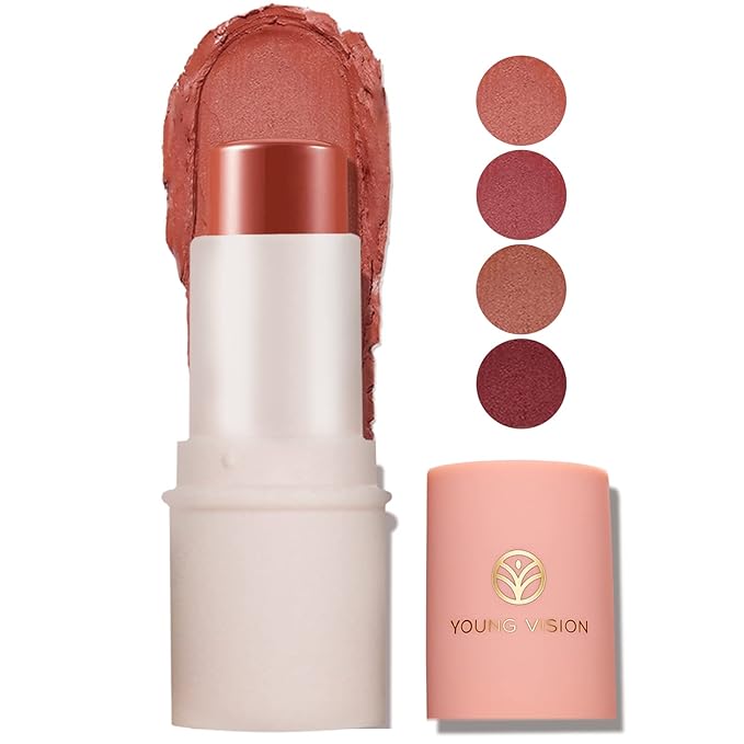 YOUNG VISION Stick Blush for Face Makeup, Cream Blush, 8054-01.…