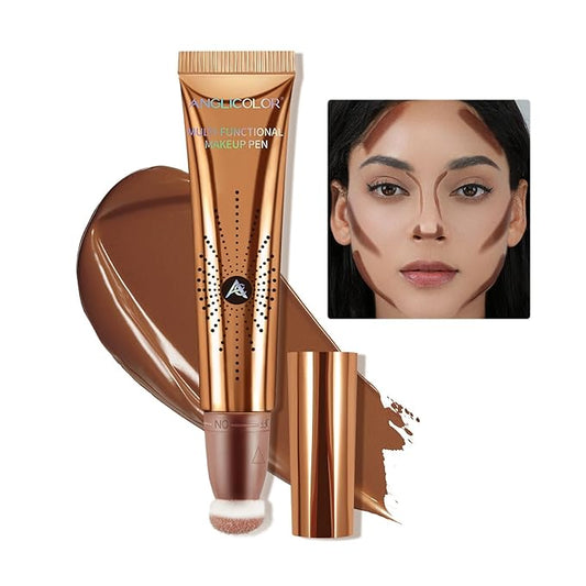 Contour Stick With Cushion Applicator,Liquid Contour Wand,Cream Contour