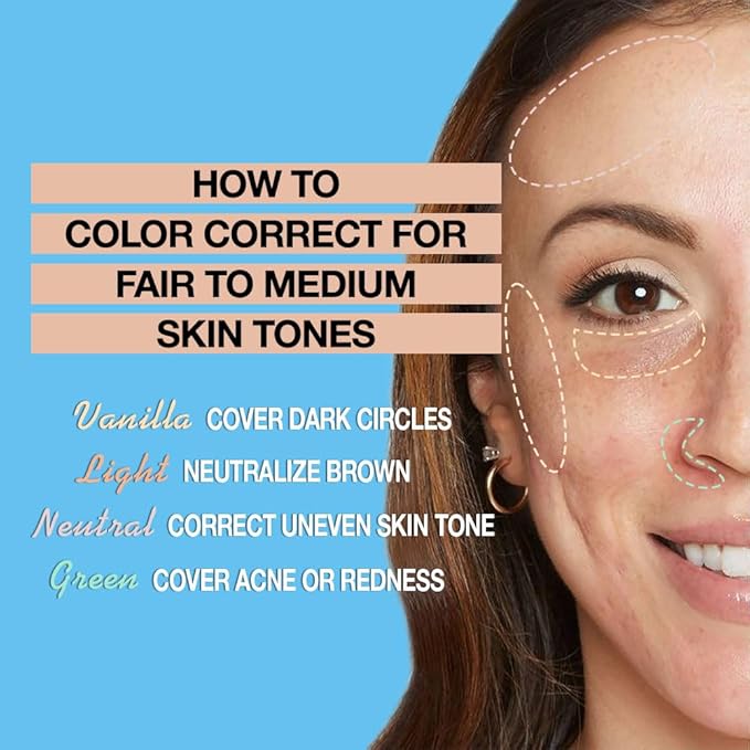 Kaely PROFESSIONAL MAKEUP Correcting Concealer Stick,Medium Coverage Concealer