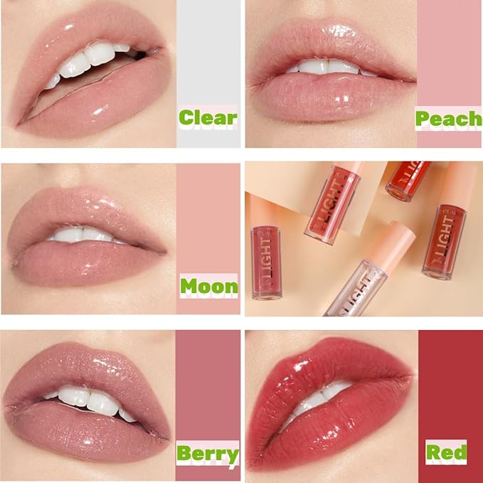 Lip Glow Oil Shiney Finish All-Day Wear Gloss Lip