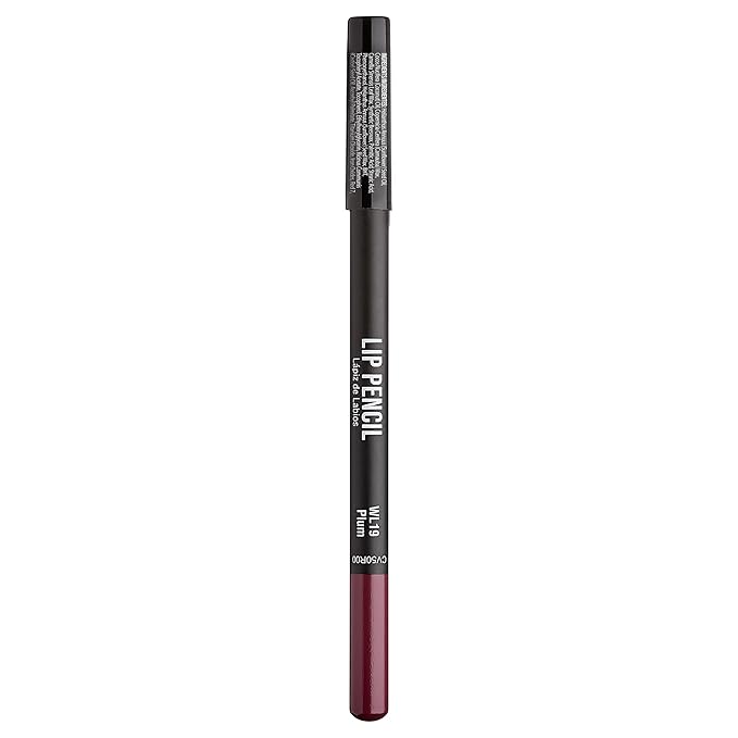 KISS New York Professional Slim Lip Pencil, Creamy Soft Lip Liner, Smooth Long-Lasting Rich Lip Color, Natural Lip Makeup, Water-Resistant Lip Crayon (Plum)