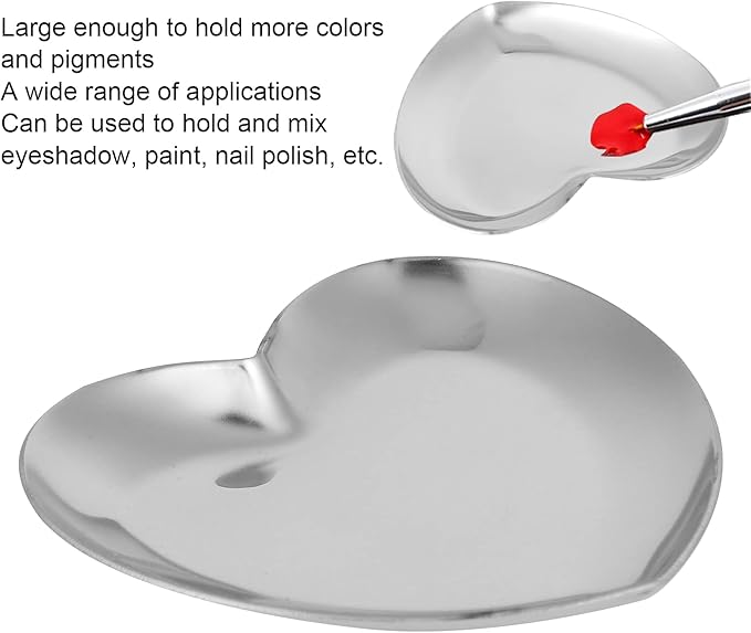 Nail Palette, Nail Palette Nail Palette Heart Shaped
