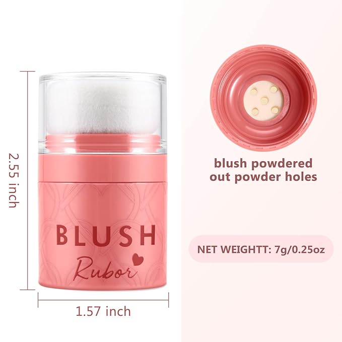 Boobeen Loose Blush Powder Air Cushion Blush, Face Matte Finish