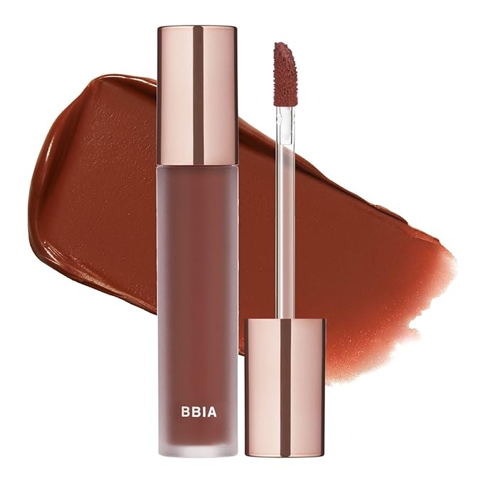 BBIA Last Velvet Tint - Soft & Creamy Matte Finish Lip Stain, Blur Effect with Velvety Texture, Long-Lasting, High Pigment, Lightweight, Non-Drying, Vegan, Korean Lip Makeup (V25 FINAL NOTE)