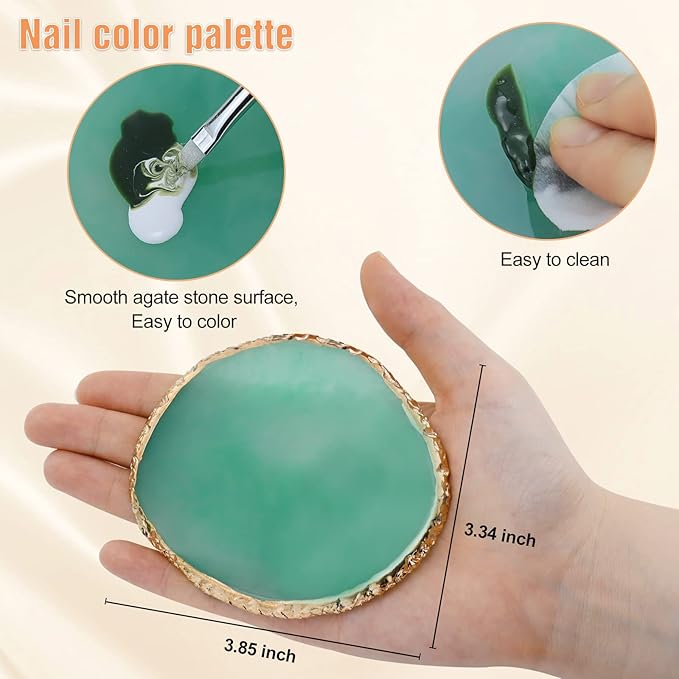 Nail Art Mixing Palette Resin Plate Tray