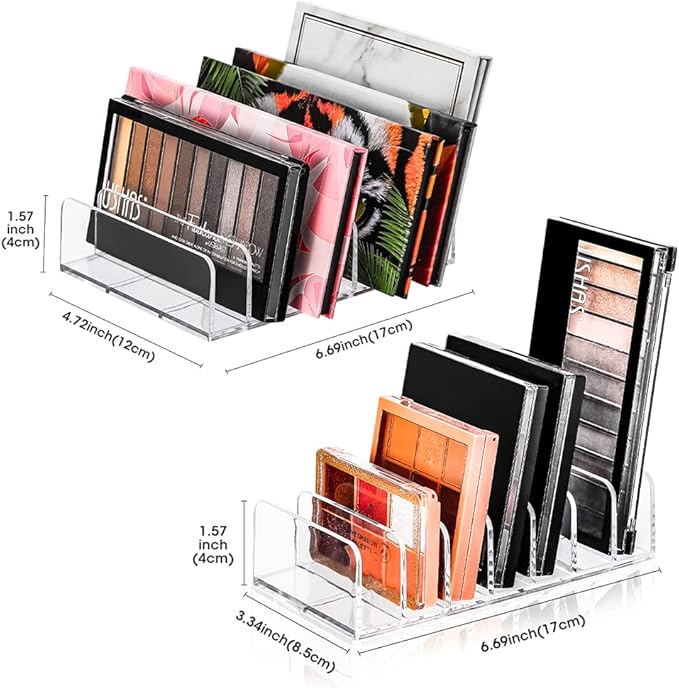 Eyeshadow Makeup Palette Cosmetic Organizer - Waterproof Eyeshadow