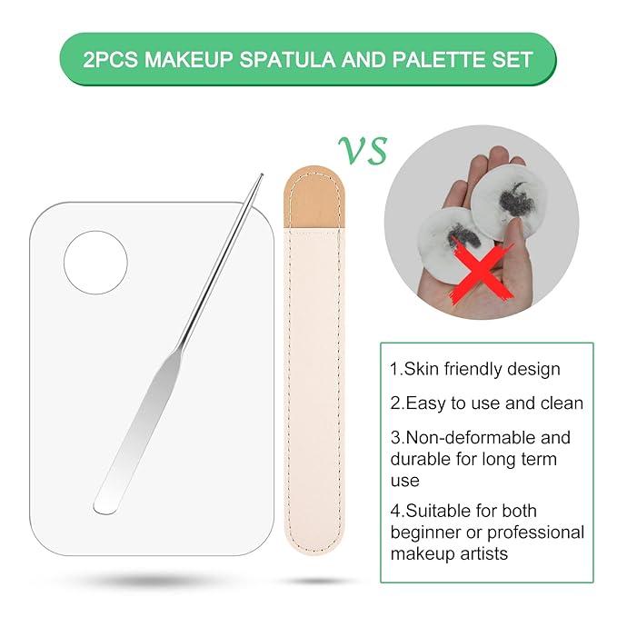 WXJ13 6 Pieces Makeup Spatula and Palette Set