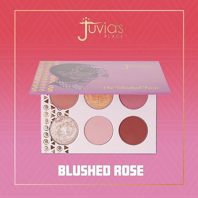 Juvia's Place Palette Blushed Rose - Rosy, Pinks,