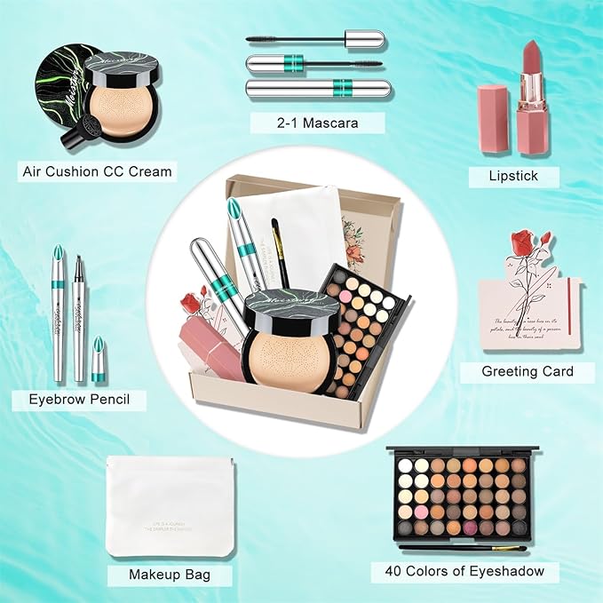 Makeup Sets for Women Girls Air Cushion Eyebrow