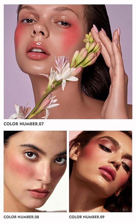 MAEPEOR Cream Blush 9 Color Smooth High-Pigmented Buildable