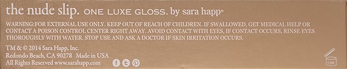 Sara Happ Nude Slip Luxe Gloss - High-Impact Slip