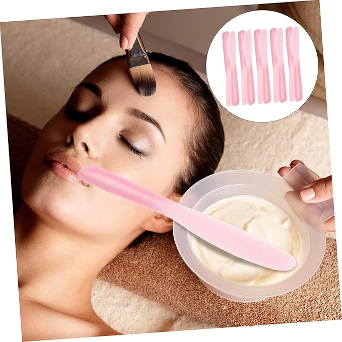 10pcs Tool Stick Makeup Spatula Cosmetic Plate Mixer