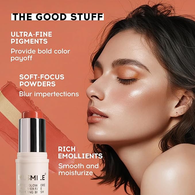 Cream Blush, Jelly Blush, Beauty Blush Makeup Sticks, Stick #06