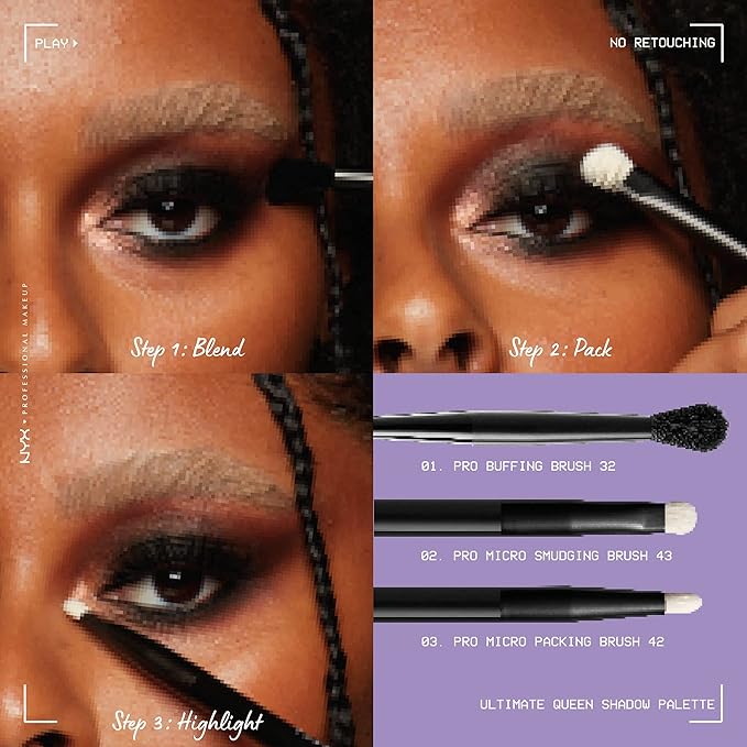 NYX PROFESSIONAL MAKEUP Ultimate Shadow Palette, Eyeshadow Palette