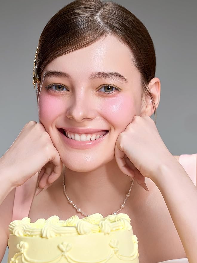 SHEGLAM Buttery Bliss Blush Stick Cream Milk Makeup Blush-Love Cake