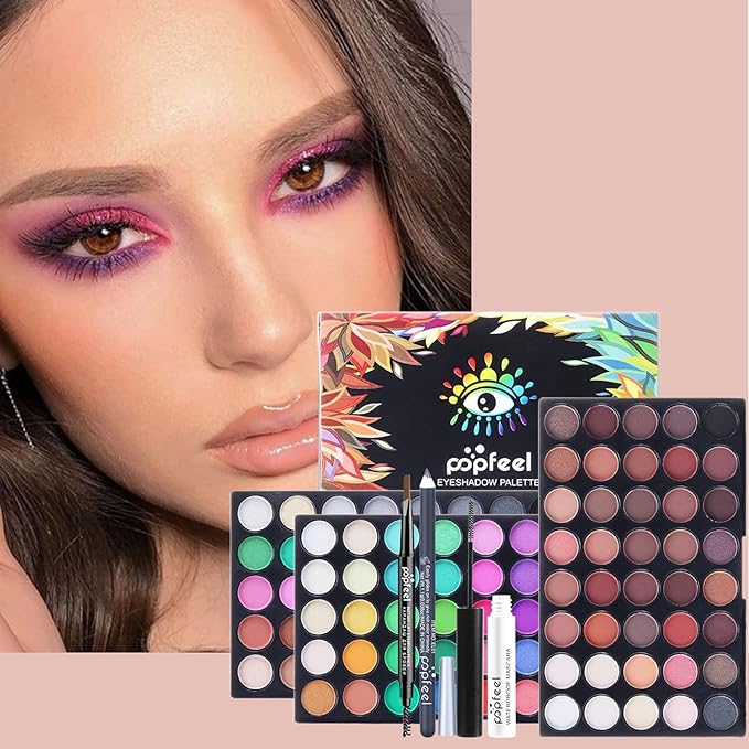 All-in-one Holiday Makeup Gift Set | Full Makeup