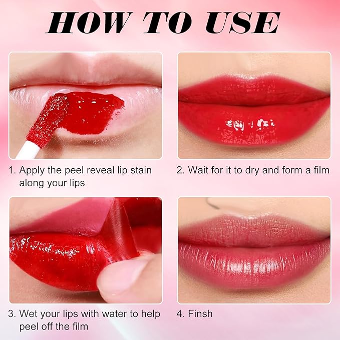 Inyzy 2 Colors Peel Off Matte Lip Tint, Lasting