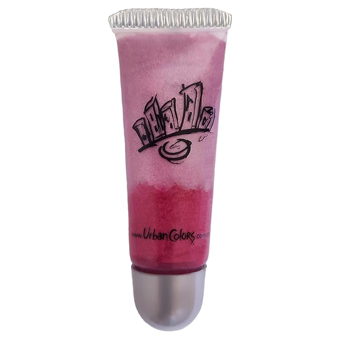 Urban Colors Sweet Lips Cute Squeezable Lip gloss a delicious sugar sweet flavored two colors moisturizing lip gloss for girls and women enriched with Vitamin E Natural Ingredients (Crazy Berry)