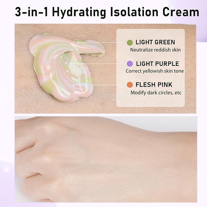 Primer Face Makeup Base, 3 In 1 Isolation