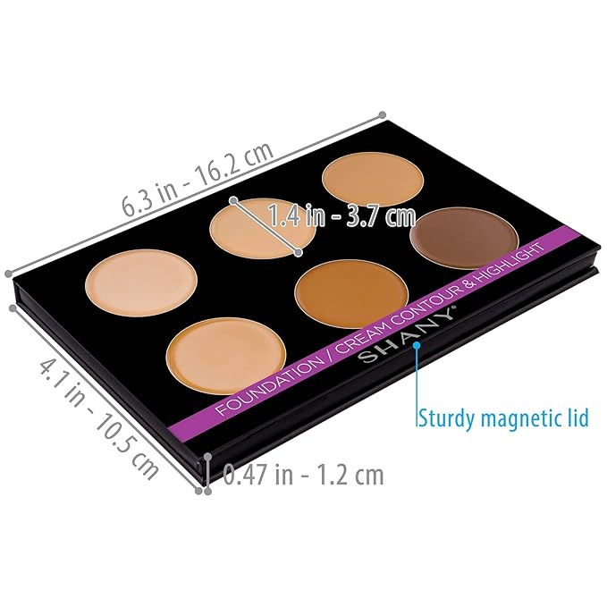 SHANY Foundation/Cream Contour & Highlighting Palette - Layer