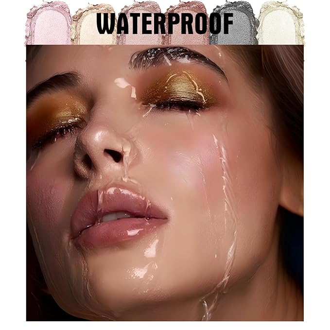 Eyeshadow Stick, Eye Brightener Stick Shimmer Smooth Cream Eyeliner Pencil Long Lasting Waterproof Glitter Highlighter Eye Shadow Makeup, Mauve Taupe