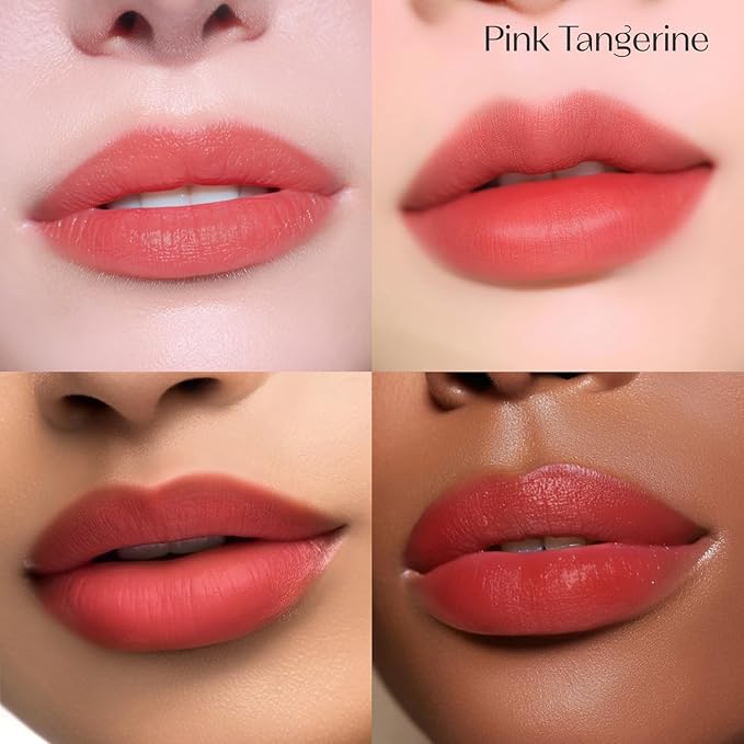 ETUDE Dear Darling Marker Tint #5 Pink Tangerine (5g) | Hydrating & Long Lasting Lip Stain | High Pigmented Lip Maker with Easy Drawing Tip | Korean Daily Lip Tint, Korean Makeup, Kbeauty