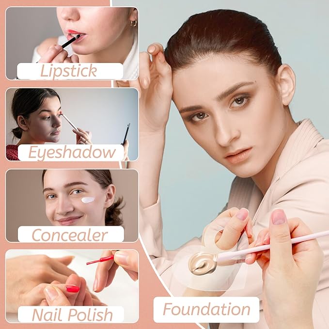 Makeup Mixing Palette Spatula Set, 2PCS Mini Acrylic